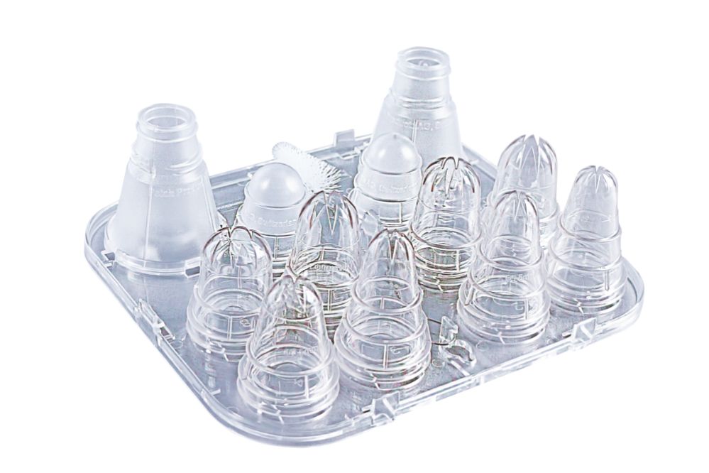 Utbytbara spritstyllar “Multi-Deko”, 4,5 /  5,5 / 6 / 7,5 / 8 / 8 / 9 / 10, 1 set