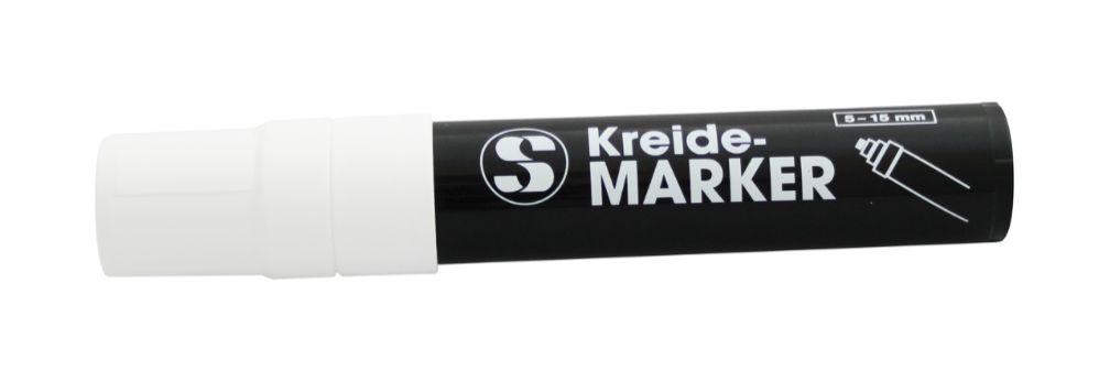 Kritpenna, vit, 15 mm