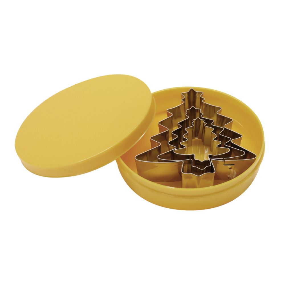 Set med dekorutstickare ”Julgranar”, 3 st/1 set