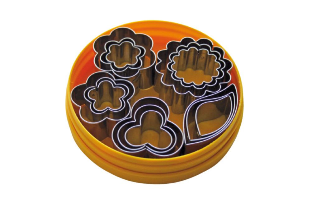 Set med dekorutstickare ”Blommor”, 15 st/1 set