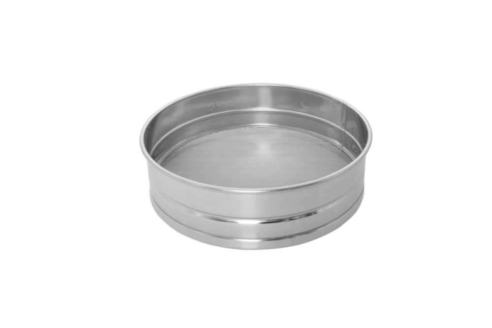 Sikt, rostfri, d: 220 mm, h: 55 mm, hålstorl. 0,84 mm