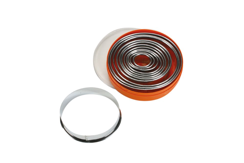 Set med utstickare (12 delar) oval, slät, 1 set