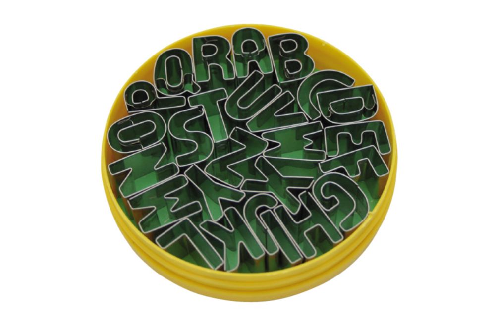 Set med dekorutstickare ”Alfabet”, 26 st/1 set