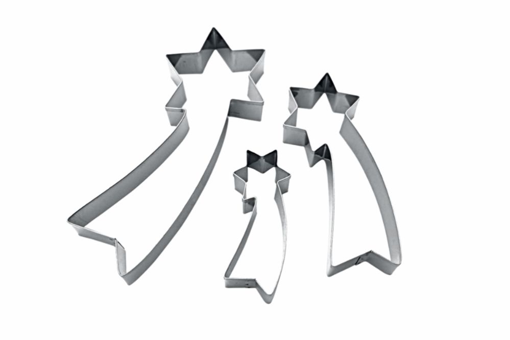 Utstickare, komet (3 delar), 1 set