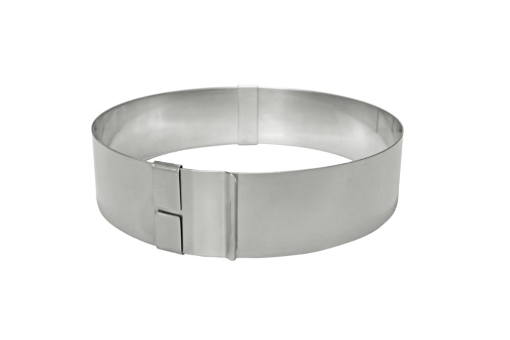 Tårtring rund, justerbar, Ø 180 - 300 mm x 60 mm