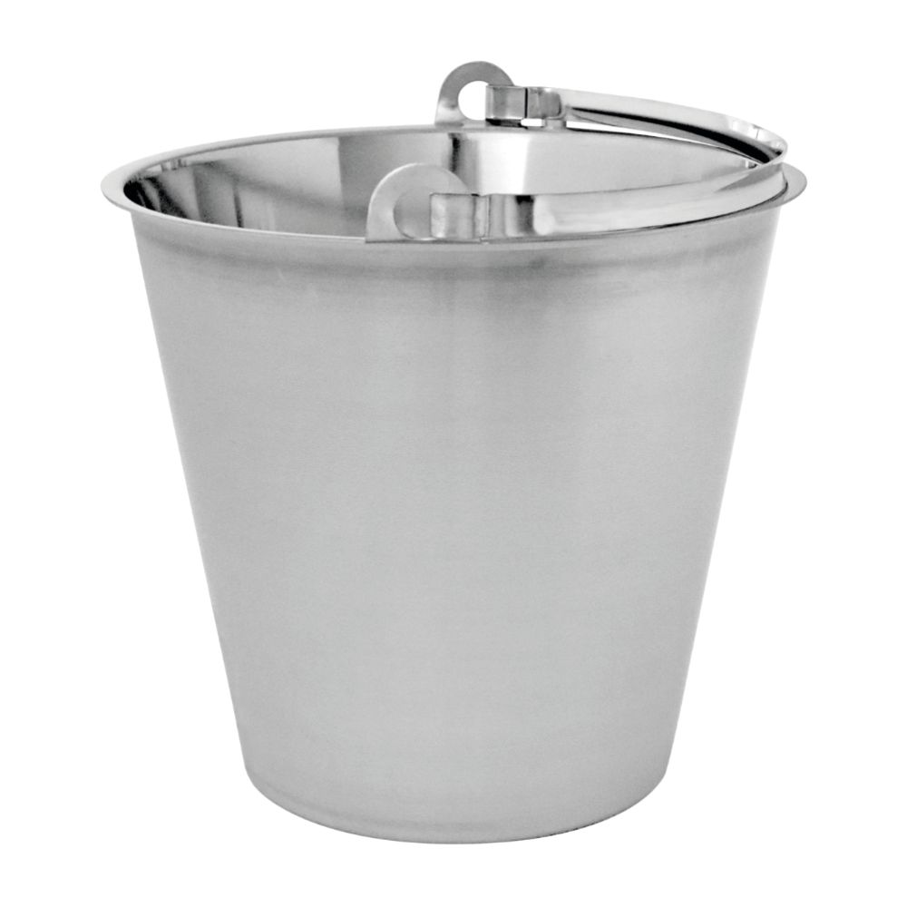 Hink, rostfritt stål, 12 l