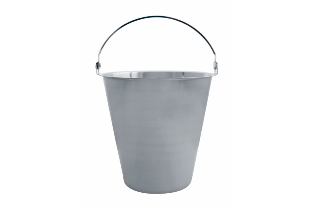 Hink, rostfritt stål, 15 l