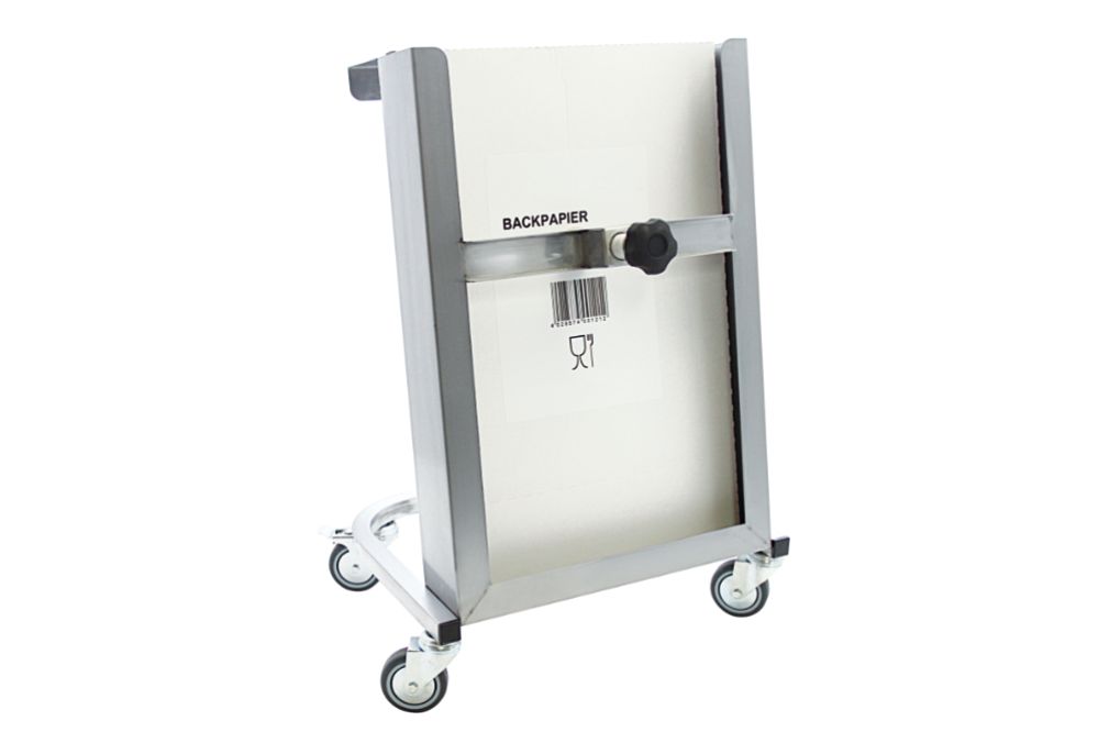 Vagn för bakplåtspapper, 650 x 370 x 920 mm