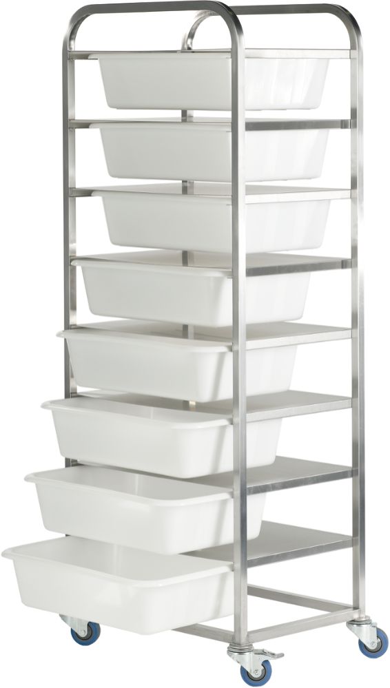 Behållarvagn, 670 x 470 x 1760 mm