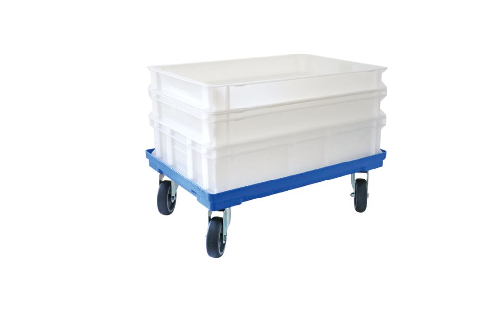 Vagn, ABS, 620 x 420 mm, med 4 hjul