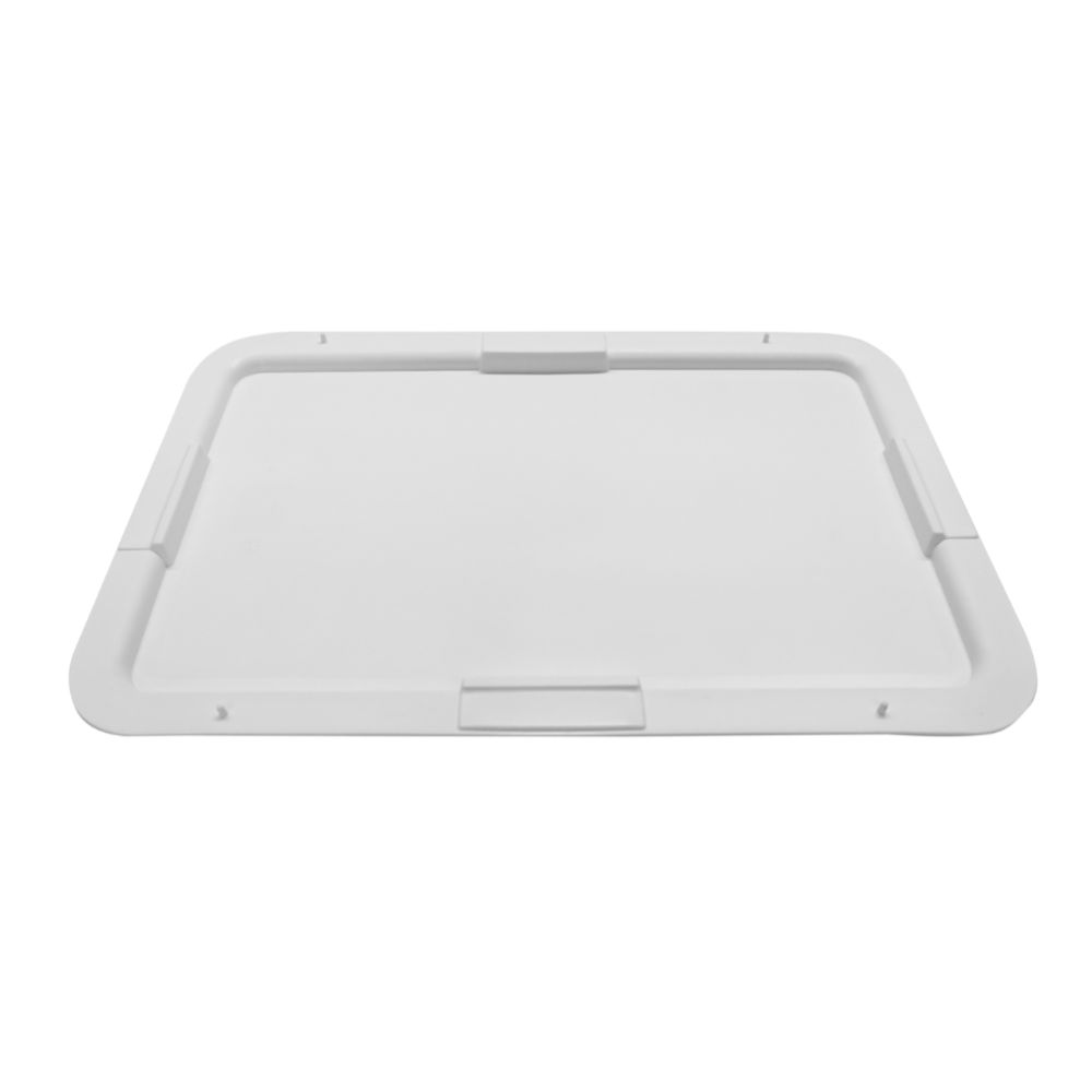 Lock till degbehållare, rektangulär, 600 x 400 x 35 mm