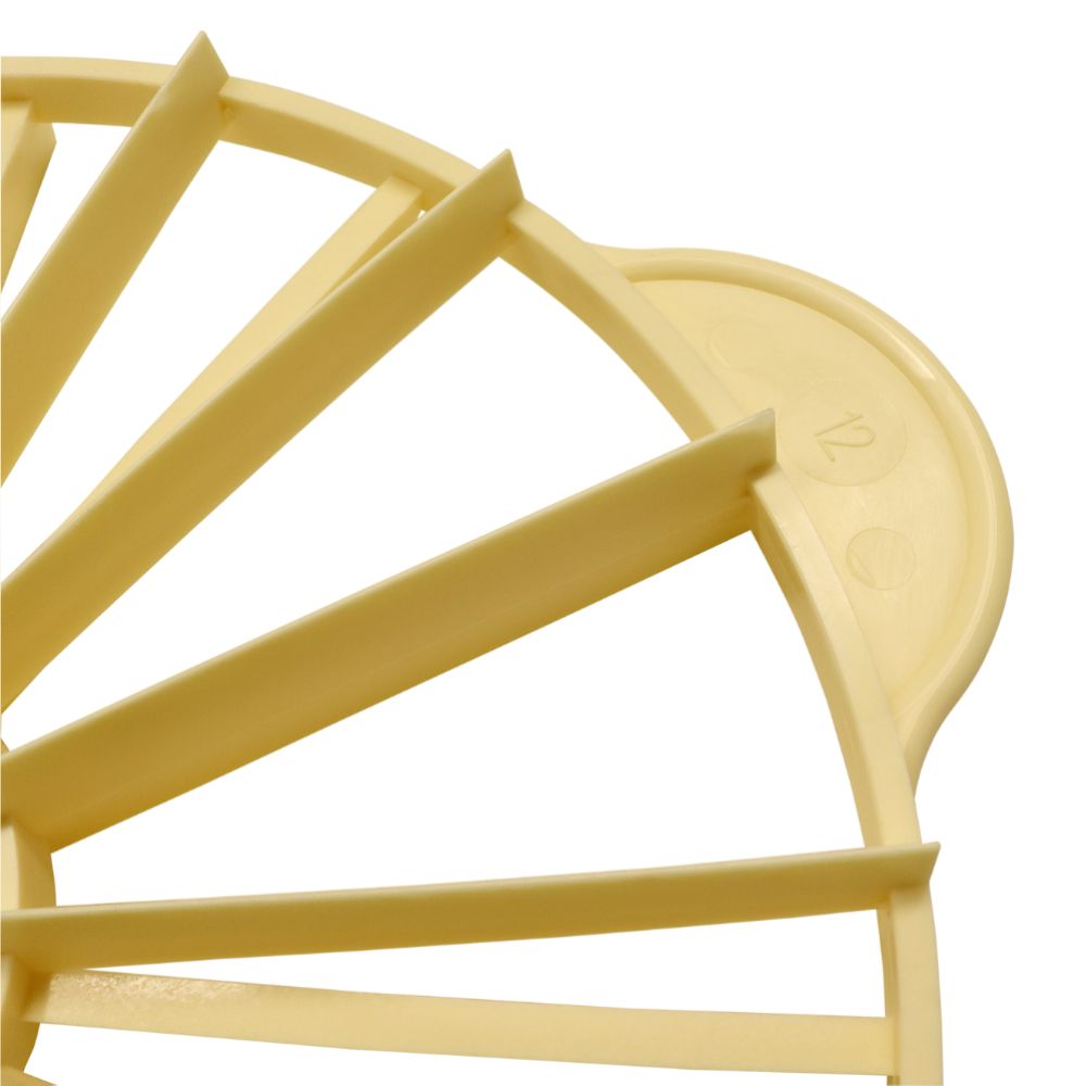 Tartmarkör dubbel, plast, 12/16 bitar