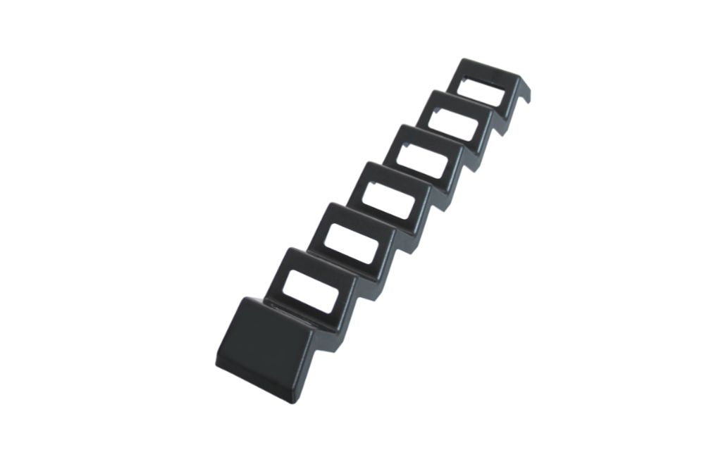 Snackställ – vågformad, 560 x 85 x 58 mm