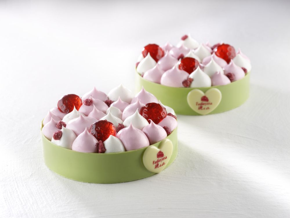 Gelédekor, jordgubbe, 27x30 mm (96 st)