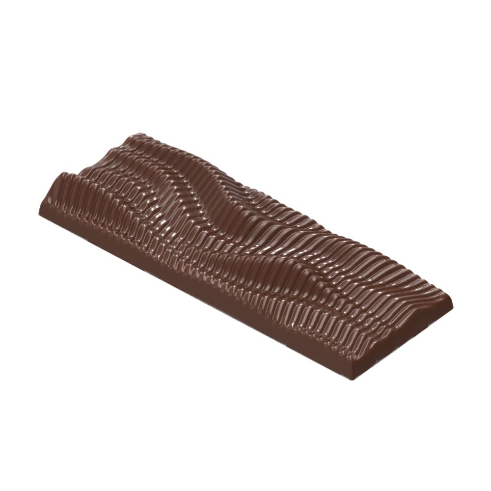 Gjutform för chokladkaka, 82,5 g, wind-waves, design Seb Pettersson, 4 st/form