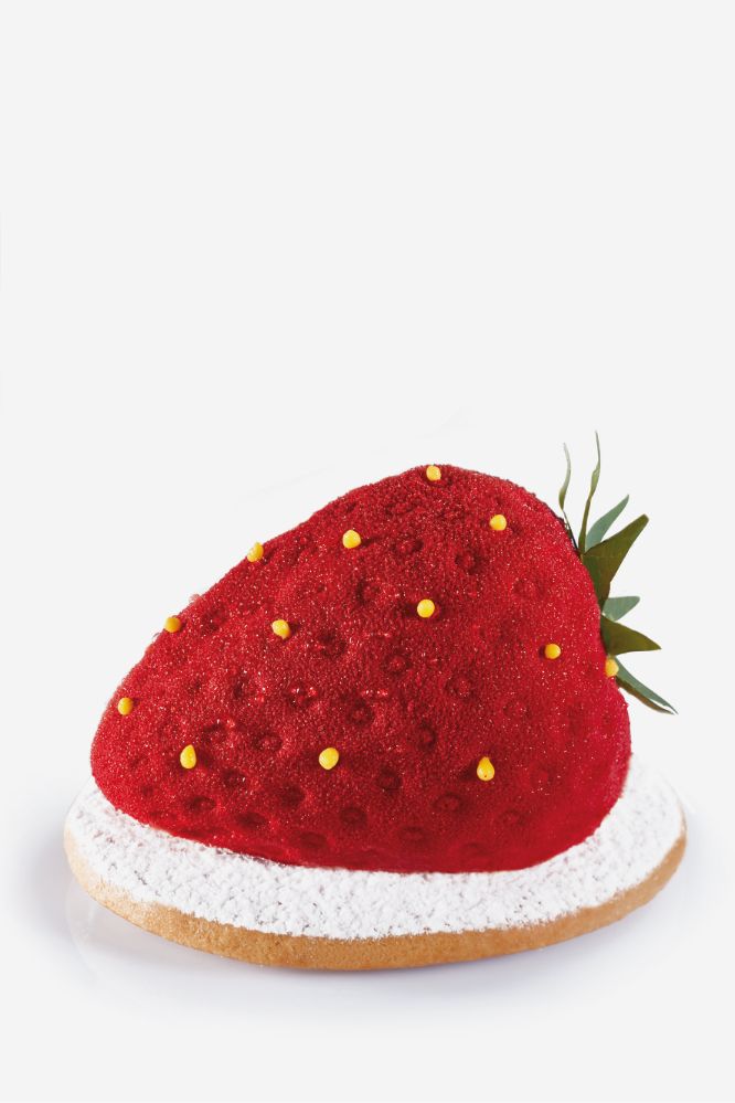 Pavoni, Pavoflex 3D, PX4333, 400x300 mm, Strawberry, d: 71x54 mm, h: 46 mm, 20 hål