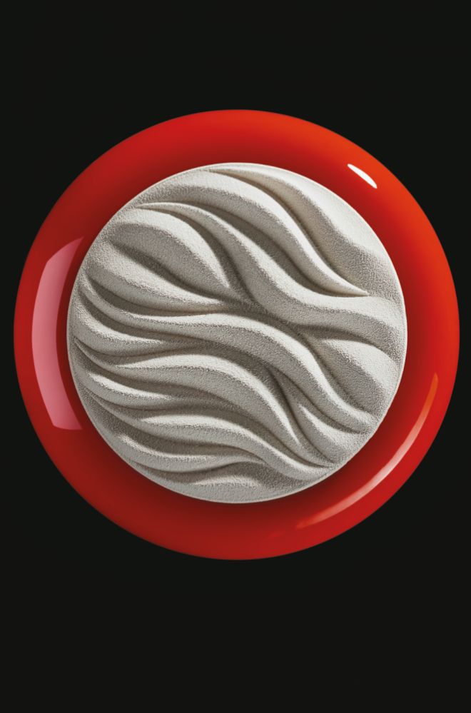 Pavoni, silikonform Cake Top, TOP08, 300x175 mm, River, d: 135 mm, h: 15 mm, 2 st/form