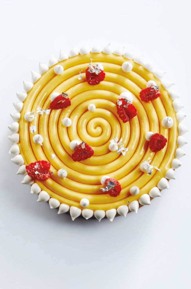 Pavoni, silikonform Cake Top, TOP06, 190x190 mm, Ipnosi, d: 160 mm, h: 10 mm