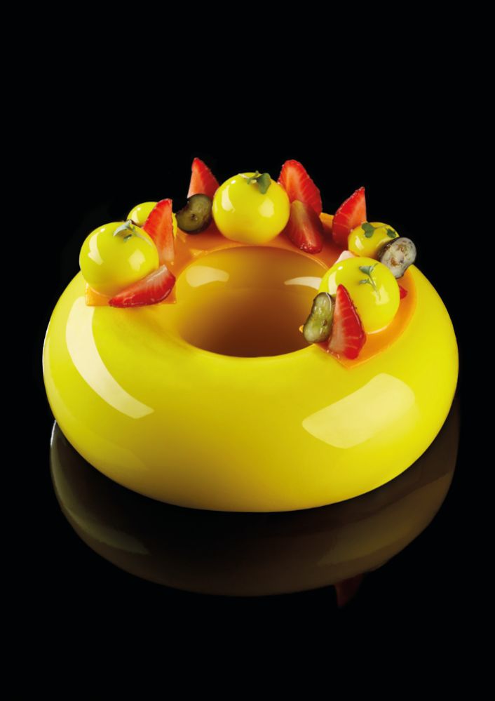 Pavoni, silikonform 3D Cake, KE020, interiör, d: 153 mm, h: 44 mm