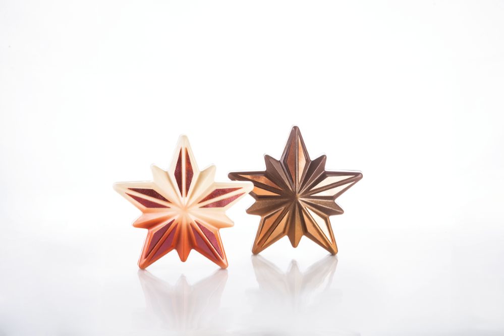 Pavoni, chokladform stjärna, Polaris, KT208, 172x164x75 mm, 2 st/set