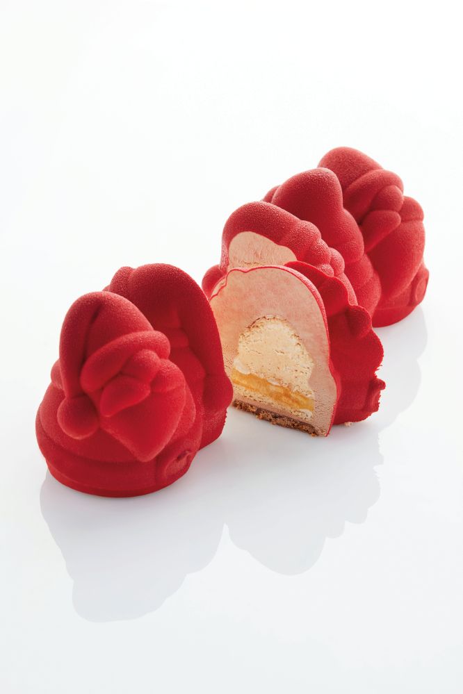 Pavoni, silikonform 3D Cake, KE084, Santa log, d: 254x103 mm, h: 100 mm