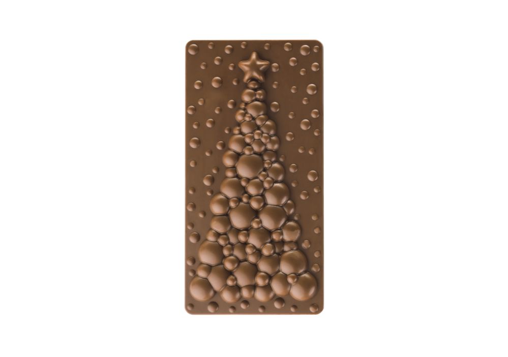 Pavoni, gjutform för chokladkaka, PC5037, Bubble Tree by Fabrizio Fiorani, 100 g, 3 st/form