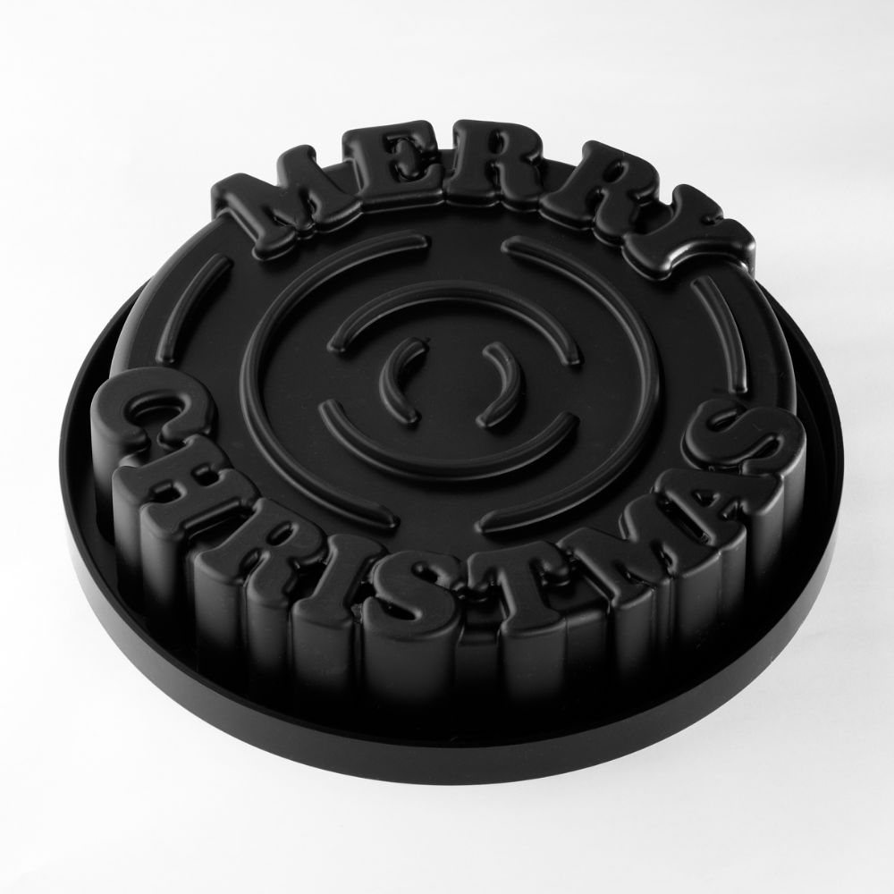 Pavoni, silikonform Cake, KE097, Merry Christmas, d: 190 mm, h: 45 mm