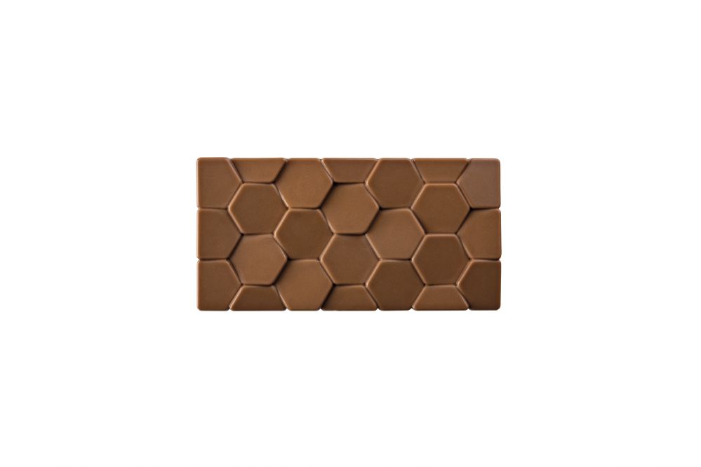 Pavoni, gjutform för chokladkaka, PC5006, Pavé by Vincent Vallée, 100 g, 3 st/form