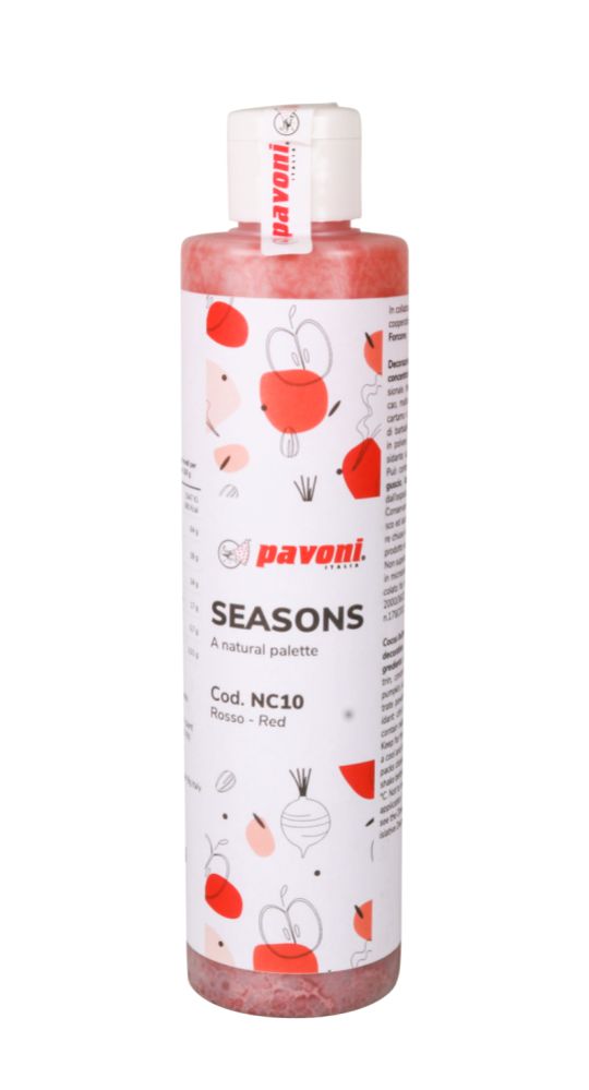 Pavoni, Seasons, cacaofärg, röd (200 g)