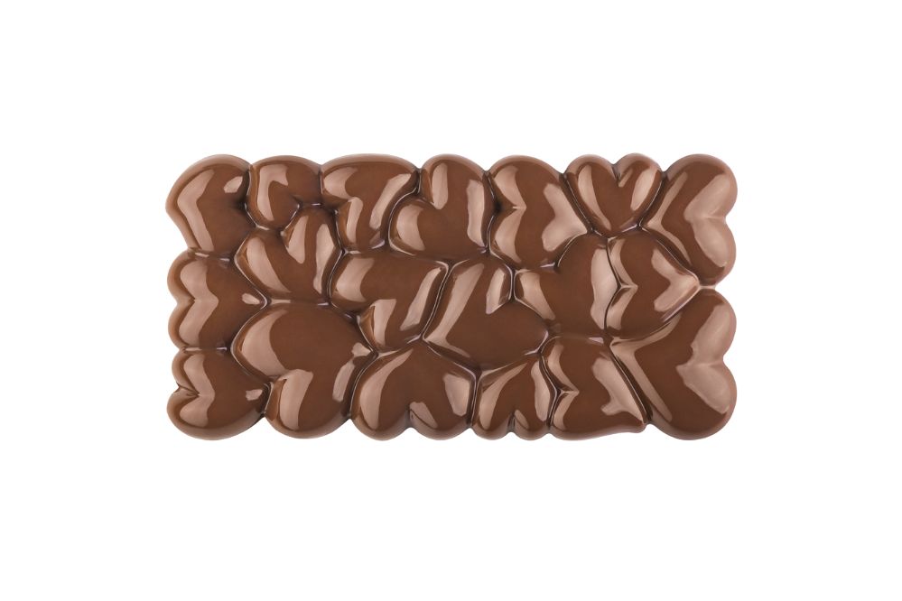 Pavoni, gjutform för chokladkaka, PC5028, Eros, 100 g, 3 st/form