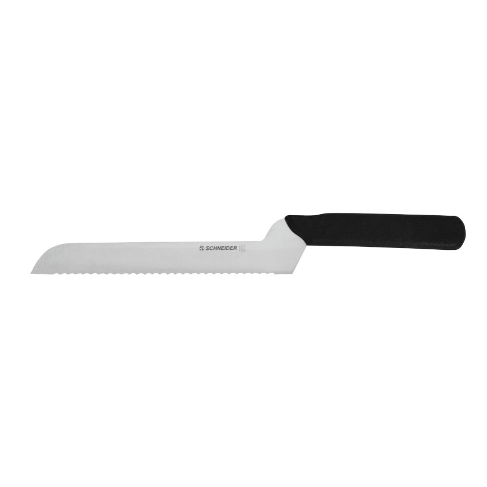 Vinklad kniv, tandad egg, 200 mm