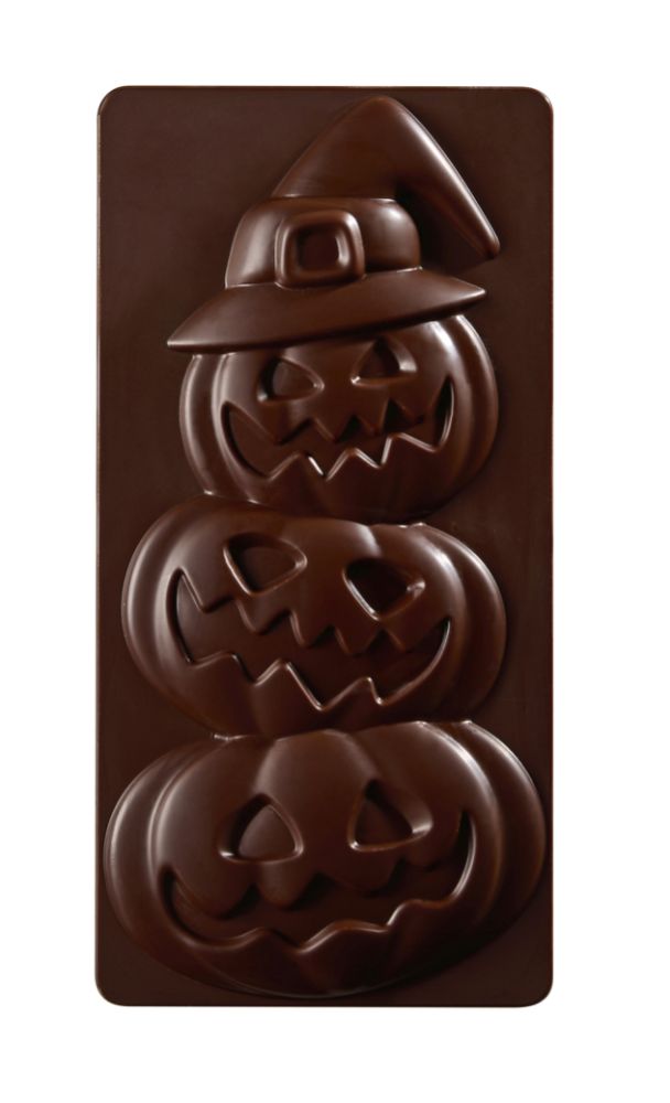 Pavoni, gjutform för chokladkaka, PC5060, Halloween Friends by Fabrizio Fiorani, 100 g, 3 st/form