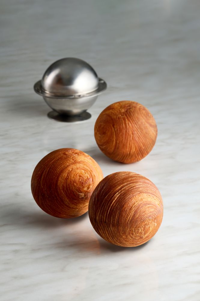 Pavoni, bakform för croissant, Sfera, d: 75 mm