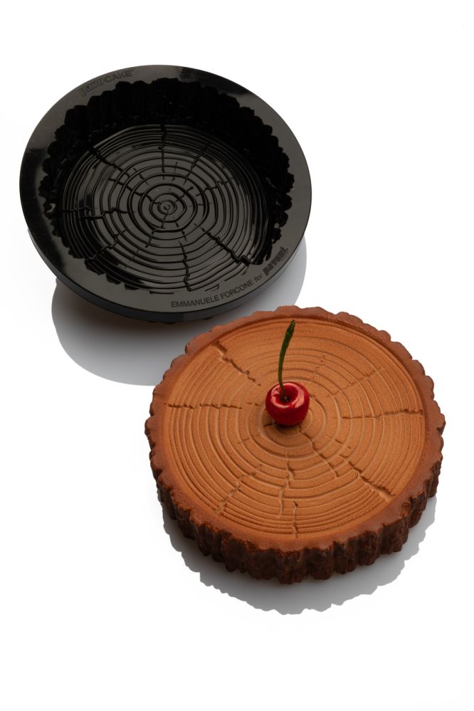 Pavoni, silikonform 3D Cake, KE100, Foresta, d: 185 mm, h: 45 mm