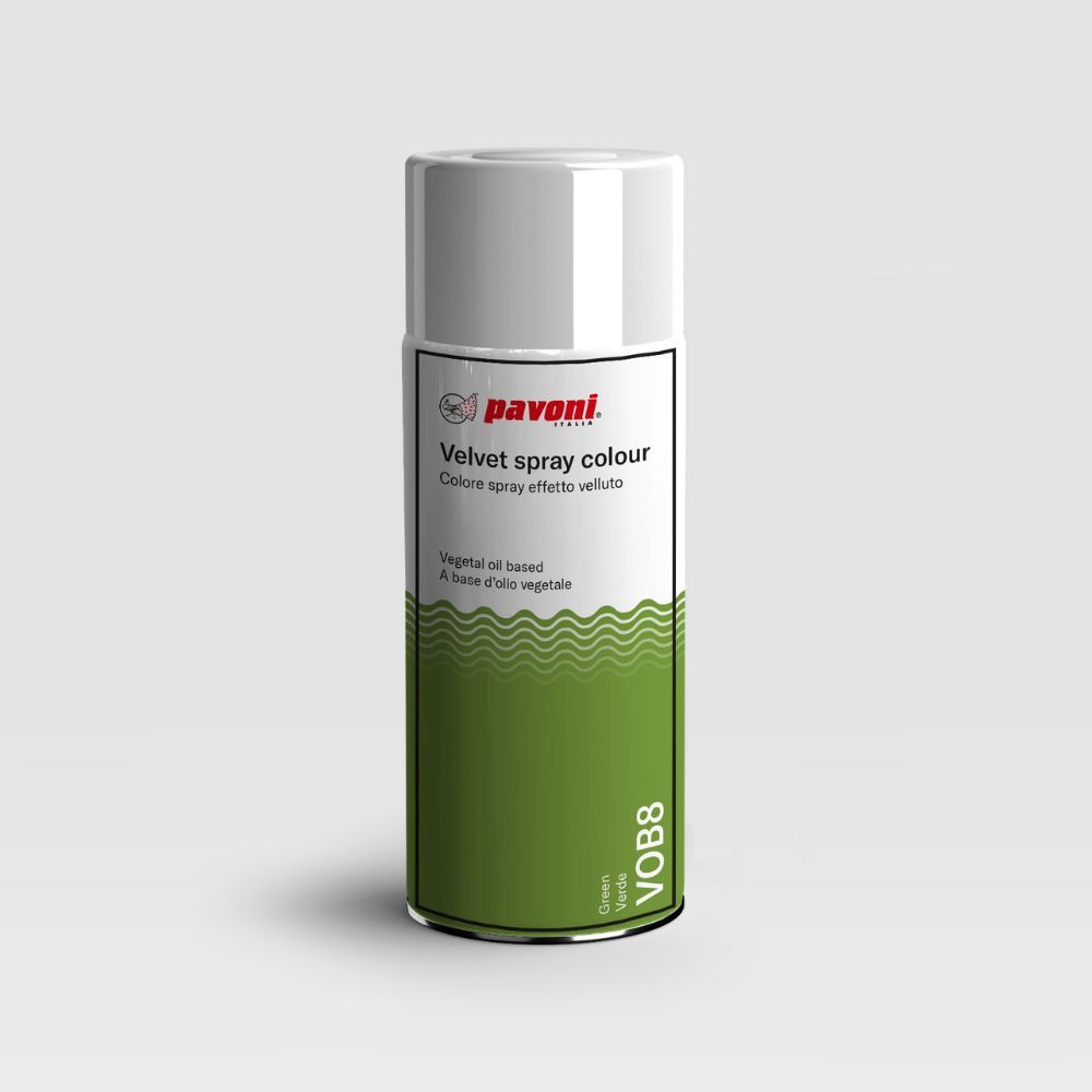 Pavoni, Velvet sprayfärg, grön (400 ml)