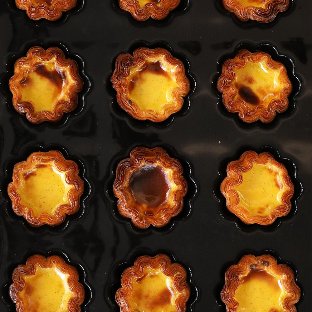 Pavoni, Fiberform, FB03, 600x400 mm, Briochette, d: 81 mm, h: 37 mm, 24 st/form