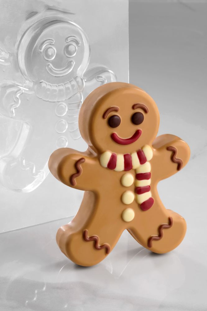 Pavoni, chokladform, Gingerman, KT225, 128x160 mm, h: 40 mm, 4 st/set