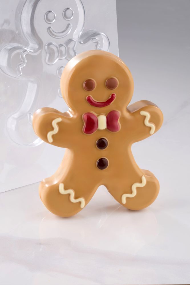 Pavoni, chokladform, Gingerman, KT225, 128x160 mm, h: 40 mm, 4 st/set