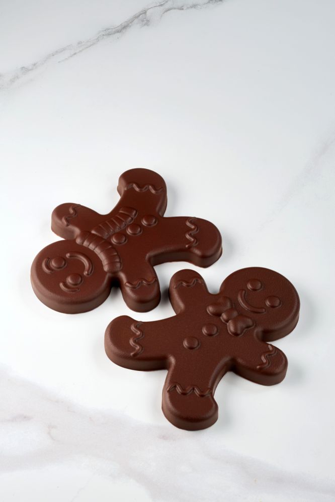 Pavoni, chokladform, Gingerman, KT225, 128x160 mm, h: 40 mm, 4 st/set