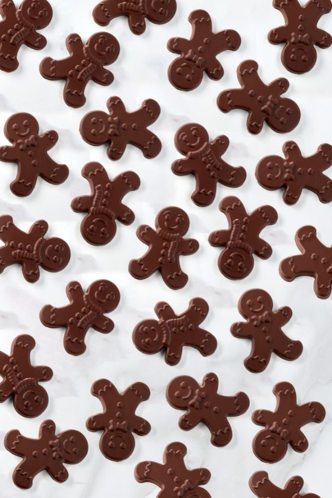 Pavoni, chokladform, Gingerman, KT225, 128x160 mm, h: 40 mm, 4 st/set