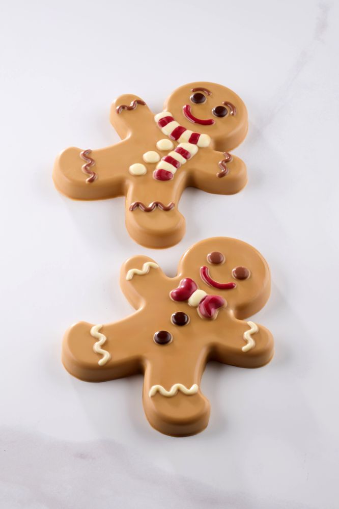 Pavoni, chokladform, Gingerman, KT225, 128x160 mm, h: 40 mm, 4 st/set