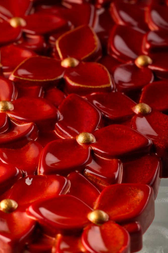 Pavoni, gjutform för chokladkaka, PC5076, Bouquet, 100 g, 3 st/form