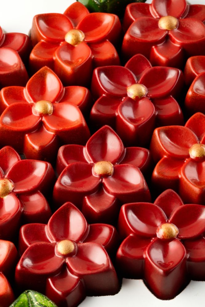 Pavoni, pralinform, PC5073, Bouquet, 10 g, 24 st/form