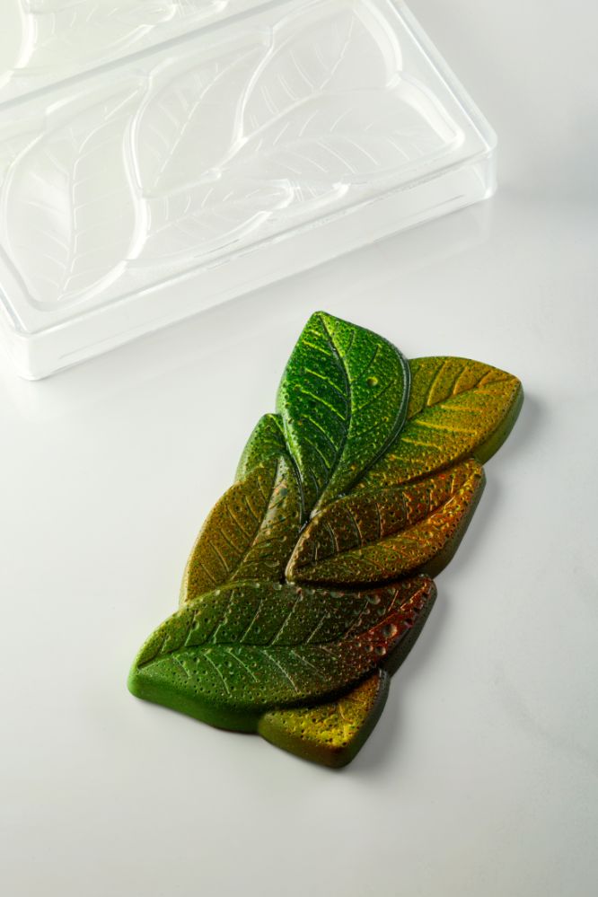 Pavoni, gjutform för chokladkaka, PC5077, Garden, 100 g, 3 st/form