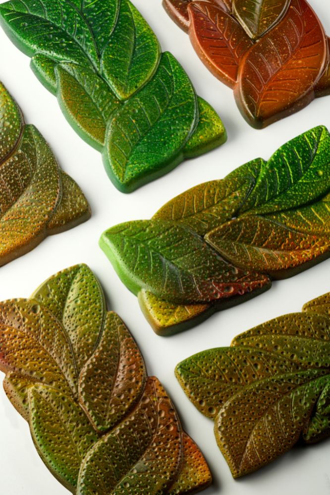 Pavoni, gjutform för chokladkaka, PC5077, Garden, 100 g, 3 st/form