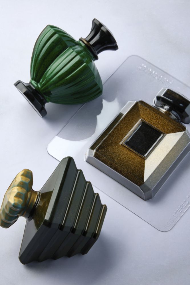 Pavoni, chokladform parfymflaska, Liberty, KT235, 122x94 mm, h: 103 mm, 2 st/set