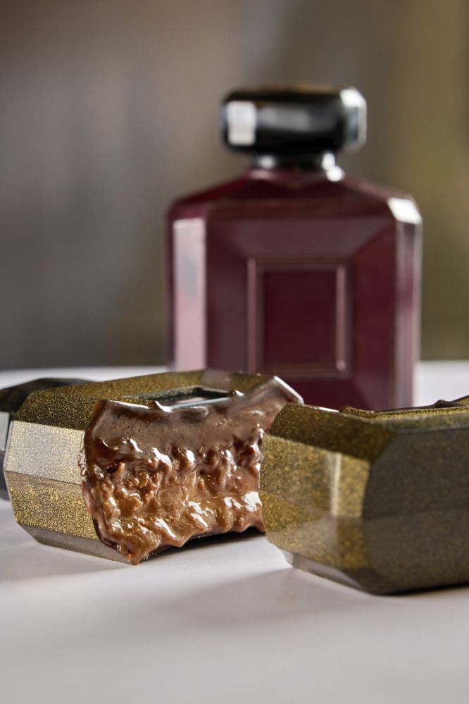 Pavoni, chokladform parfymflaska, Classic, KT236, 88x44 mm, h: 127 mm, 2 st/set