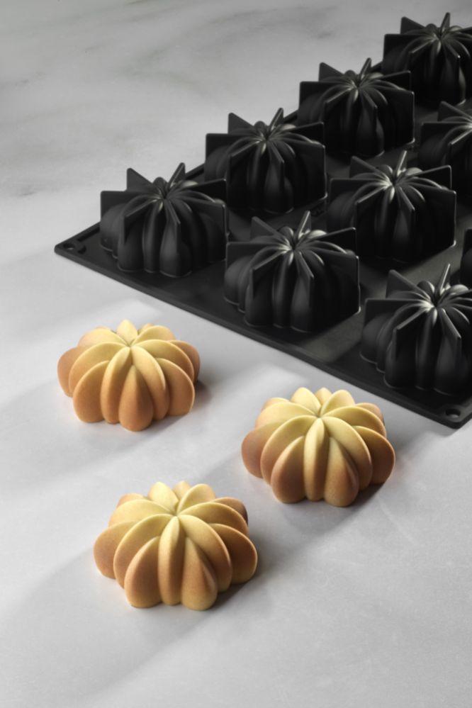 Pavoni, Pavoflex 3D, PX43123, 400x300 mm, Éclat, d: 80 mm, h: 37 mm, 12 st/form