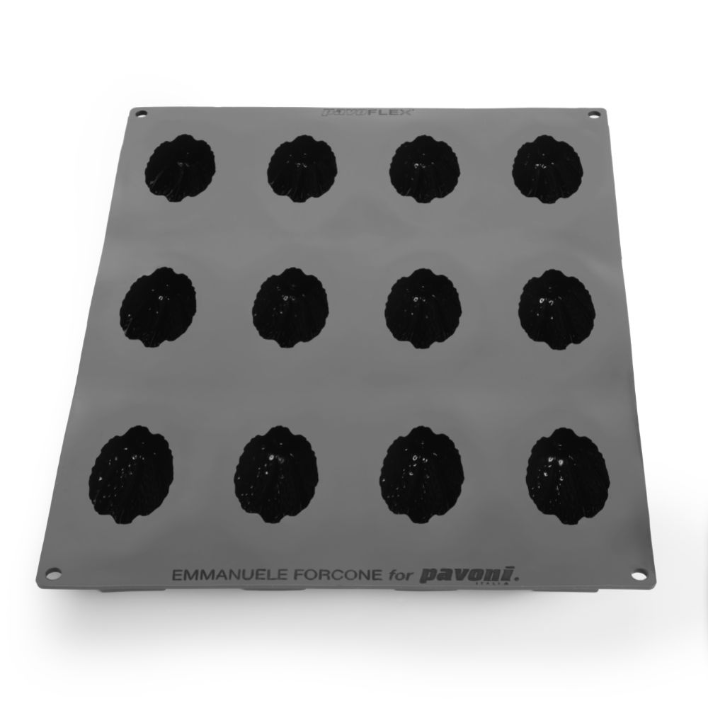 Pavoni, Pavoflex 3D, PX43136, 400x300 mm, Cabosse, kakaofrukt, d: 96x55 mm, h: 45 mm, 12 st/form