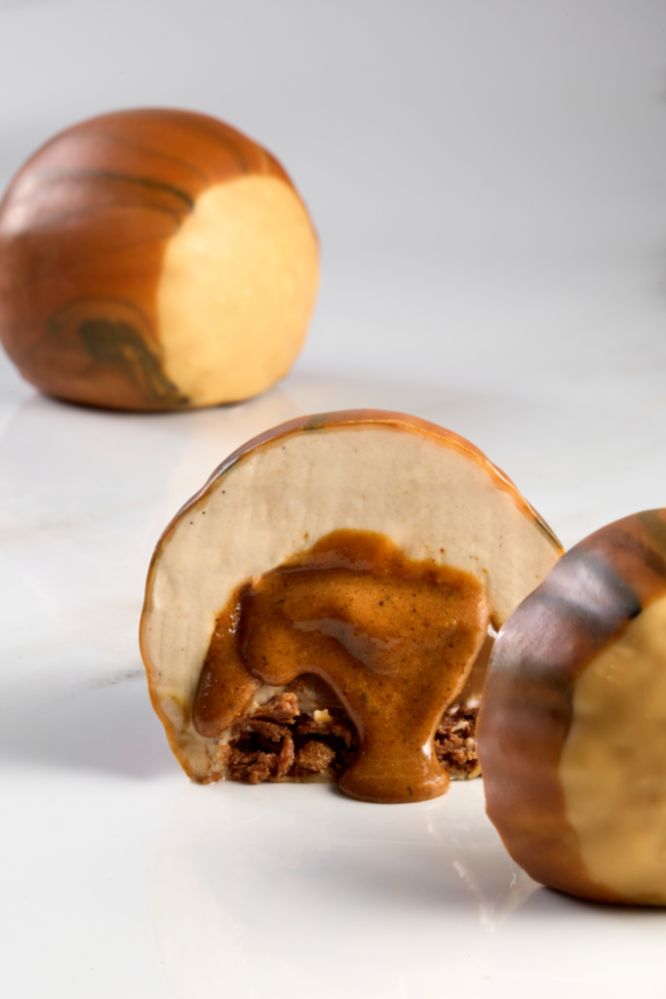 Pavoni, Pavoflex 3D, PX43137, 400x300 mm, Hazelnut, hasselnöt, d: 68x60 mm, h: 52 mm, 20 st/form